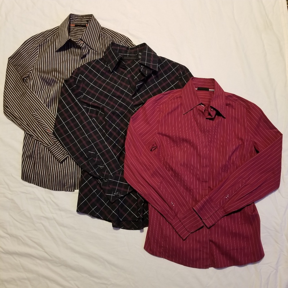 3 New York and Company Tops Long Sleeve Size Small